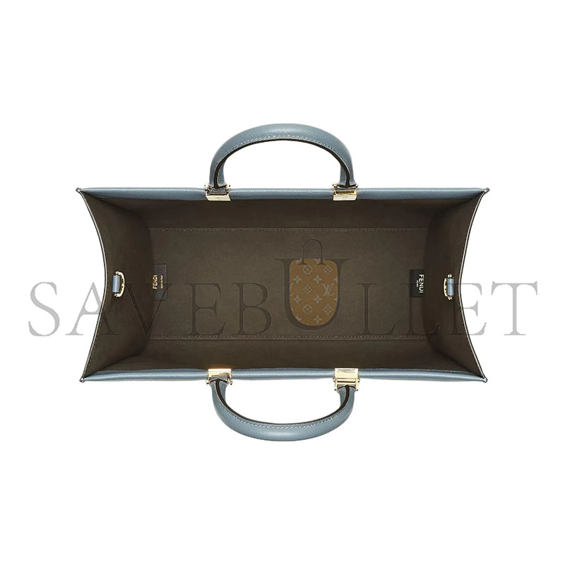 FENDI SUNSHINE MEDIUM LEATHER BLUE 8BH414AS79F1PPT (35*31*17cm)